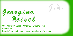 georgina meisel business card